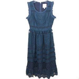 MODCLOTH Lace to the Finish A-Line Dress